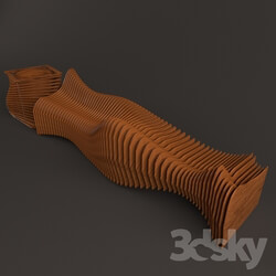 Other architectural elements - parametric bench 