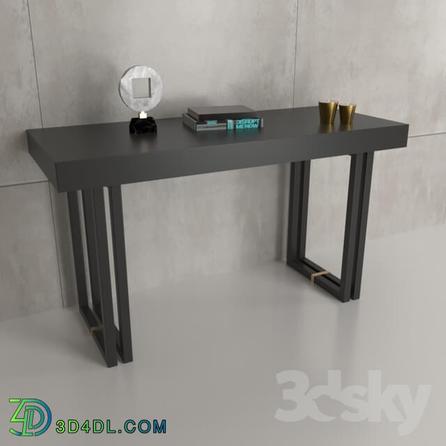 Table - modern black console