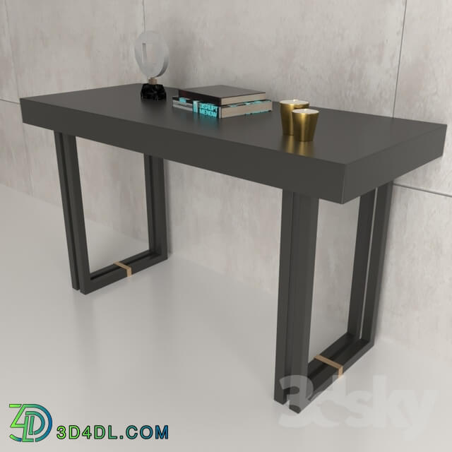 Table - modern black console