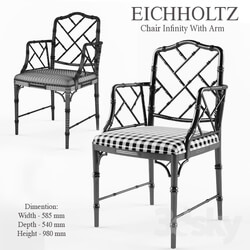 Chair - Chair Eichholtz Chair Infinity With Arm 