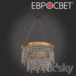 Ceiling light - OM LED Chandelier with Eurosvet Crystal 90110_2 Triomphe 