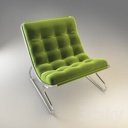 Other soft seating - mid century green highlights chair 