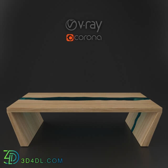 Table - Epoxy wood table