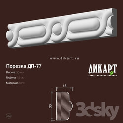 Decorative plaster - www.dikart.ru Dp-77 30Hx15mm 