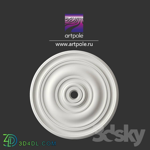 Decorative plaster - Ceiling outlet