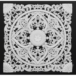 Decorative plaster - carved wood 