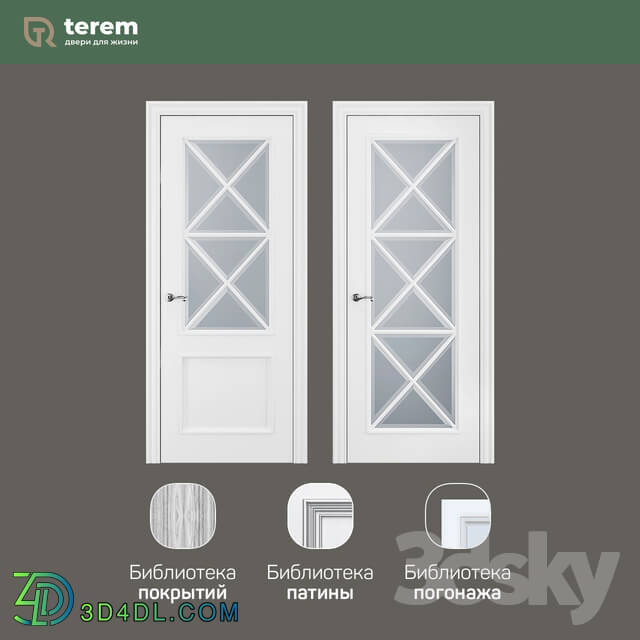 Doors - Factory of interior doors _Terem__ model Amelia x3 _collection Provence_