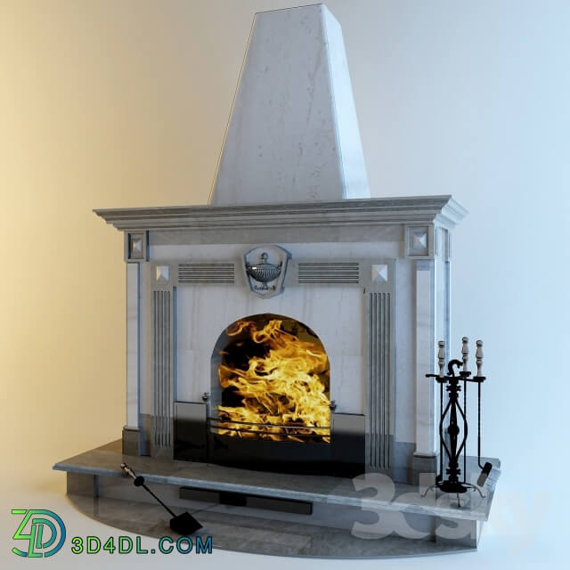 Fireplace - Marble fireplace