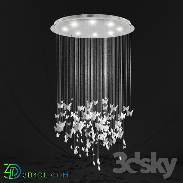 Ceiling light - Chandelier _Butterflies_