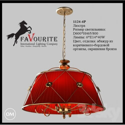 Ceiling light - Favourite 1224-6 p chandelier 