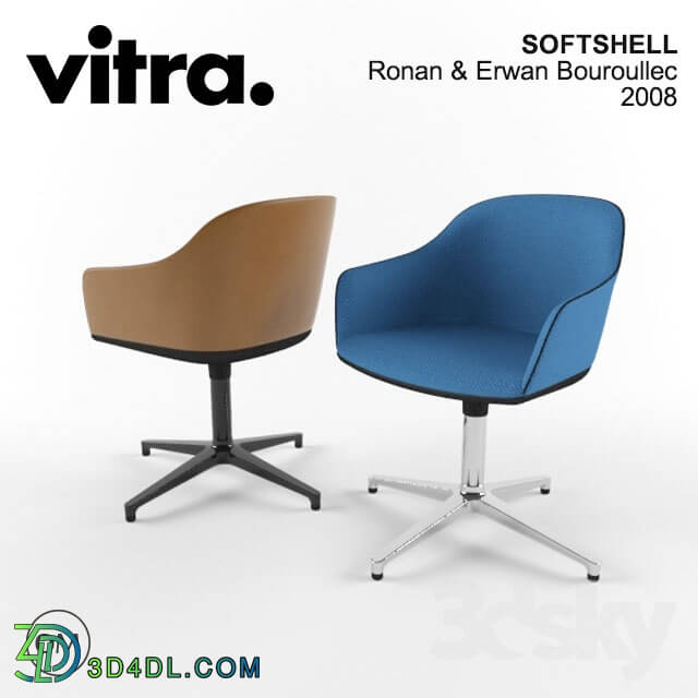 Arm chair - VITRA SOFTSHELL