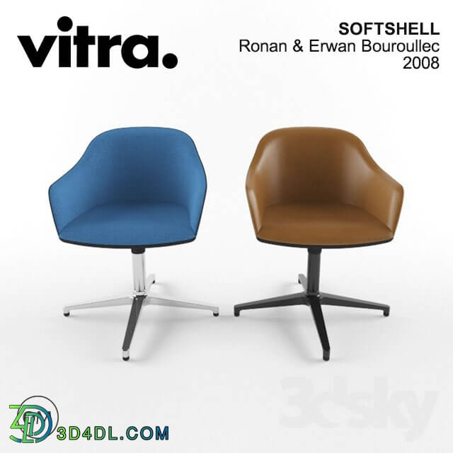 Arm chair - VITRA SOFTSHELL