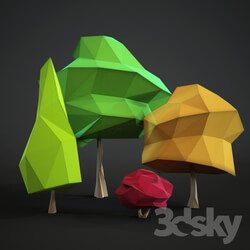 Toy - Low Poly Trees 
