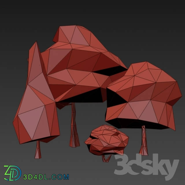 Toy - Low Poly Trees