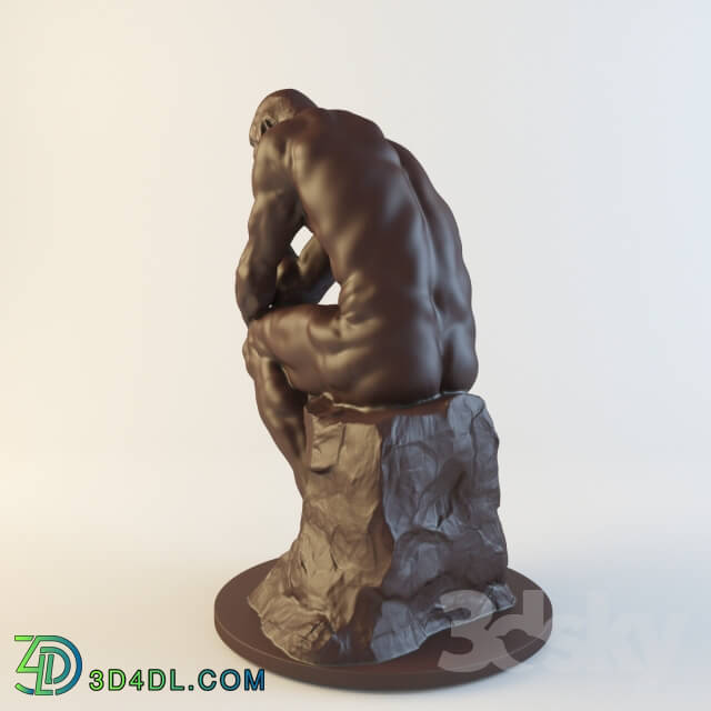 Sculpture - Sculpture Rodin Thinker