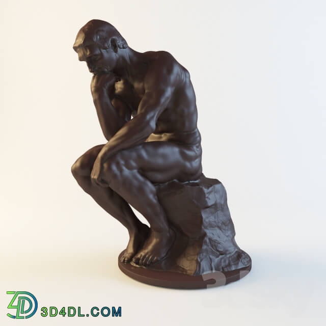 Sculpture - Sculpture Rodin Thinker