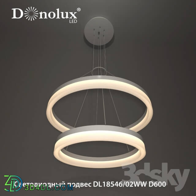 Ceiling light - LED suspension DL18546 _ 02WW D600