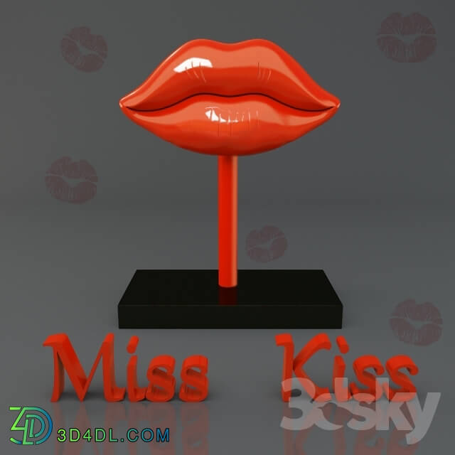 Other decorative objects - A statuette in the shape of the lips