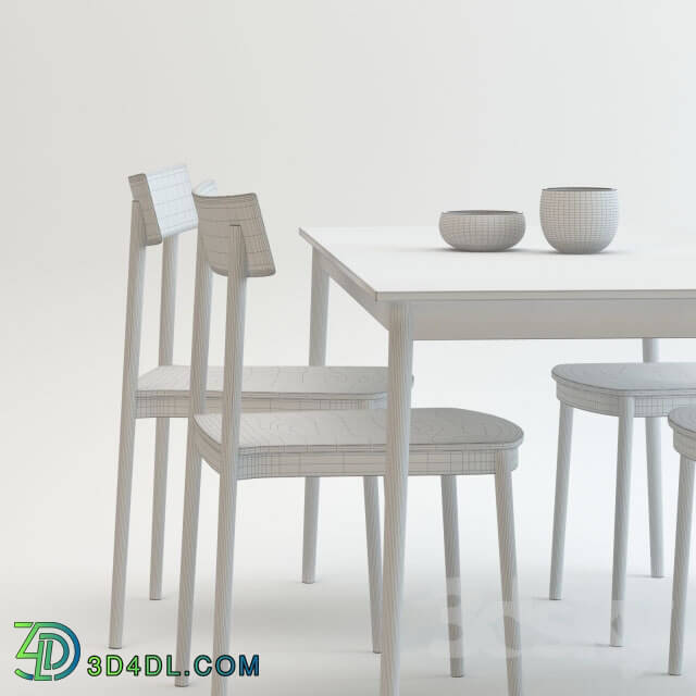 Table _ Chair - Set -Dinning table-chair