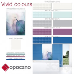Bathroom accessories - Polish tile Vivid Colours from Opoczno 