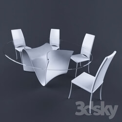 Table _ Chair - Table Tonin Casa Wave 