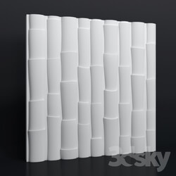 3D panel - 3d panel Bamboo 