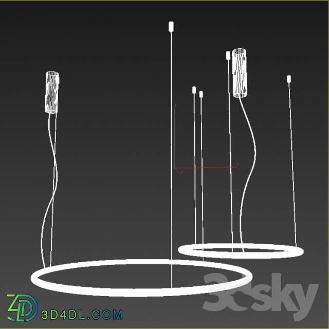 Ceiling light - tossB Hoola lamp