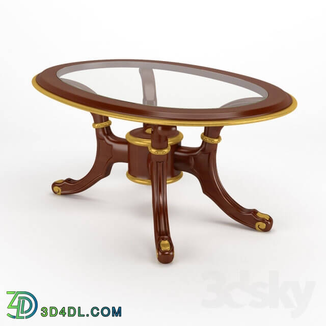 Table - Modenese Gastone oval coffee table