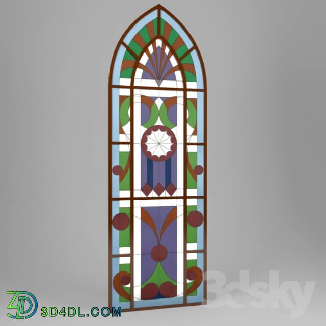 Doors - stained-glass window