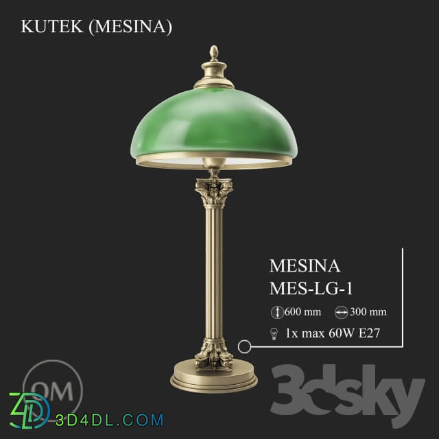 Table lamp - KUTEK _MESINA_ MES-LG-1