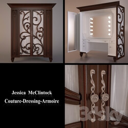 Wardrobe _ Display cabinets - Jessica McClintock Couture Dressing Armoire 