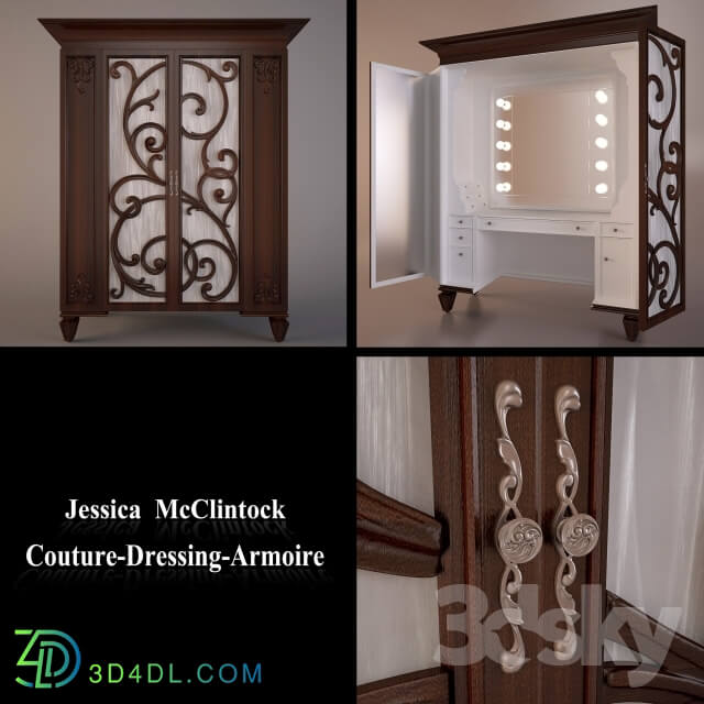 Wardrobe _ Display cabinets - Jessica McClintock Couture Dressing Armoire