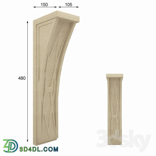 Decorative plaster - Bracket