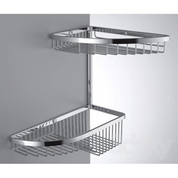 Bathroom accessories - corner shelf for bath Colombo Angolari B9607 