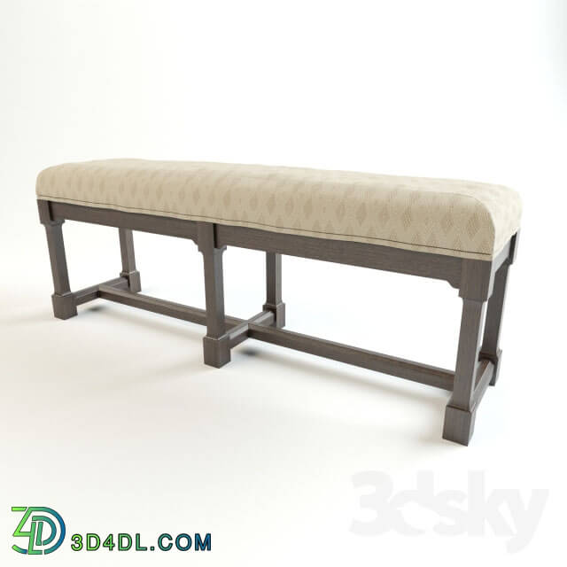 Other soft seating - Couch Commonwealth Customizable Block Leg Bench