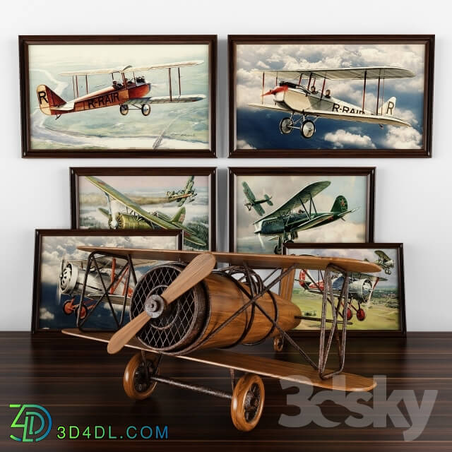 Other decorative objects - Figurine Airplane