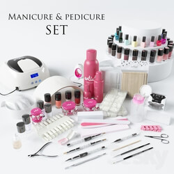 Beauty salon - Manicure _ Pedicure set 