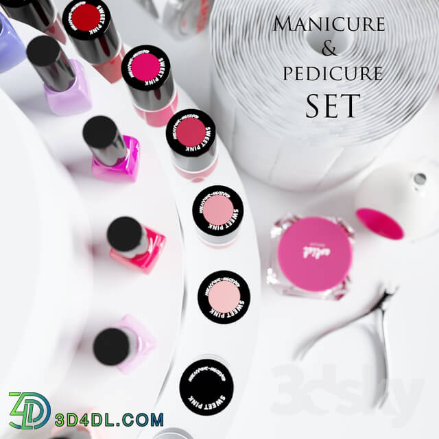 Beauty salon - Manicure _ Pedicure set