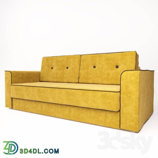 Sofa - Divan Silvio Plyush Mastard