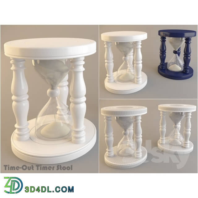 Table _ Chair - Time-out Timer Stool