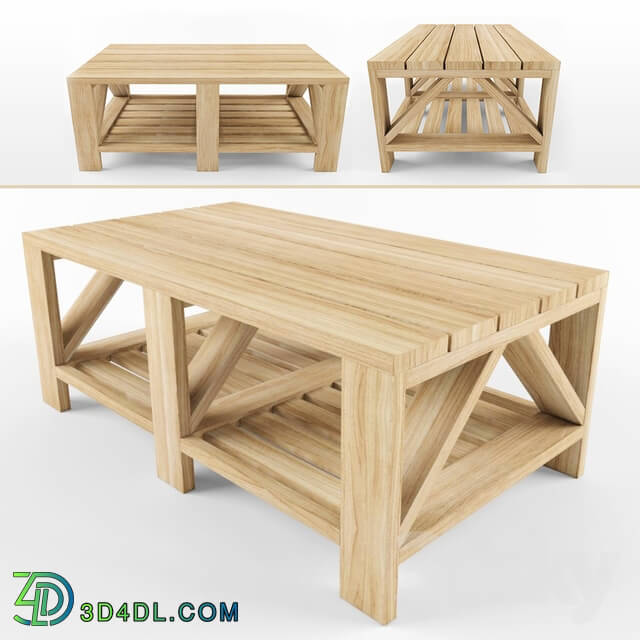 Table - Wooden coffee table