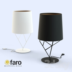 Table lamp - FARO _ TREE table lamp Black _amp_ White 