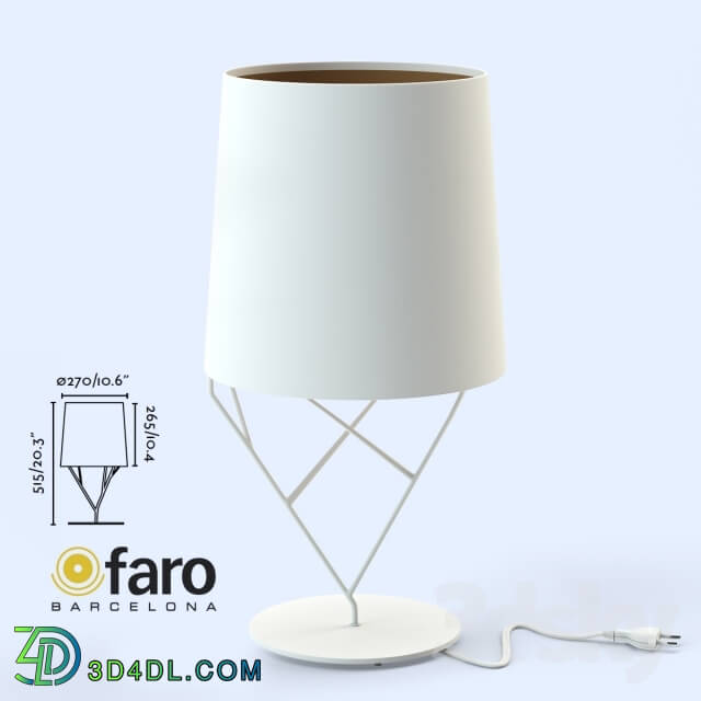 Table lamp - FARO _ TREE table lamp Black _amp_ White