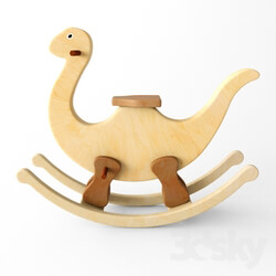 Toy - wooden rocking Dino 