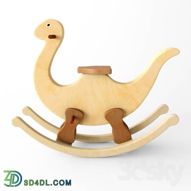 Toy - wooden rocking Dino