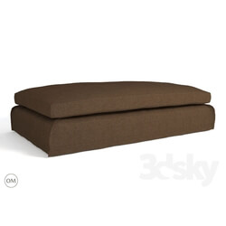 Other soft seating - Leuven large coffee ottoman 7801-1101l Brown 