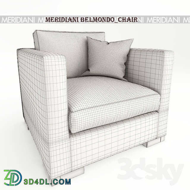 Arm chair - MERIDIANI Belmondo