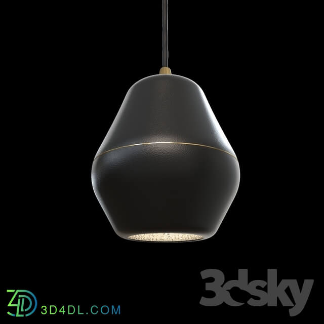 Ceiling light - Brass Black Etica Pendant Light