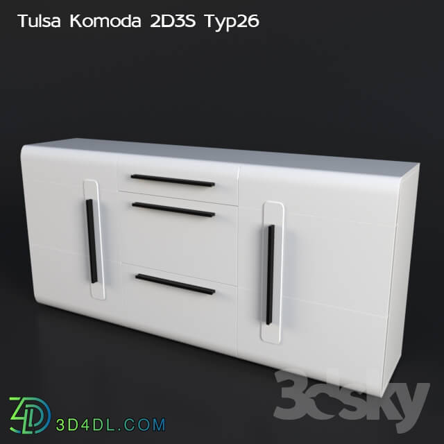 Sideboard _ Chest of drawer - Helvetia Tulsa Komoda 2D3S Typ26