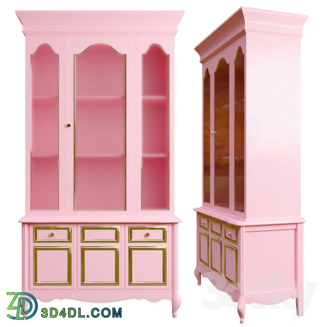 Wardrobe _ Display cabinets - Pink cabinet